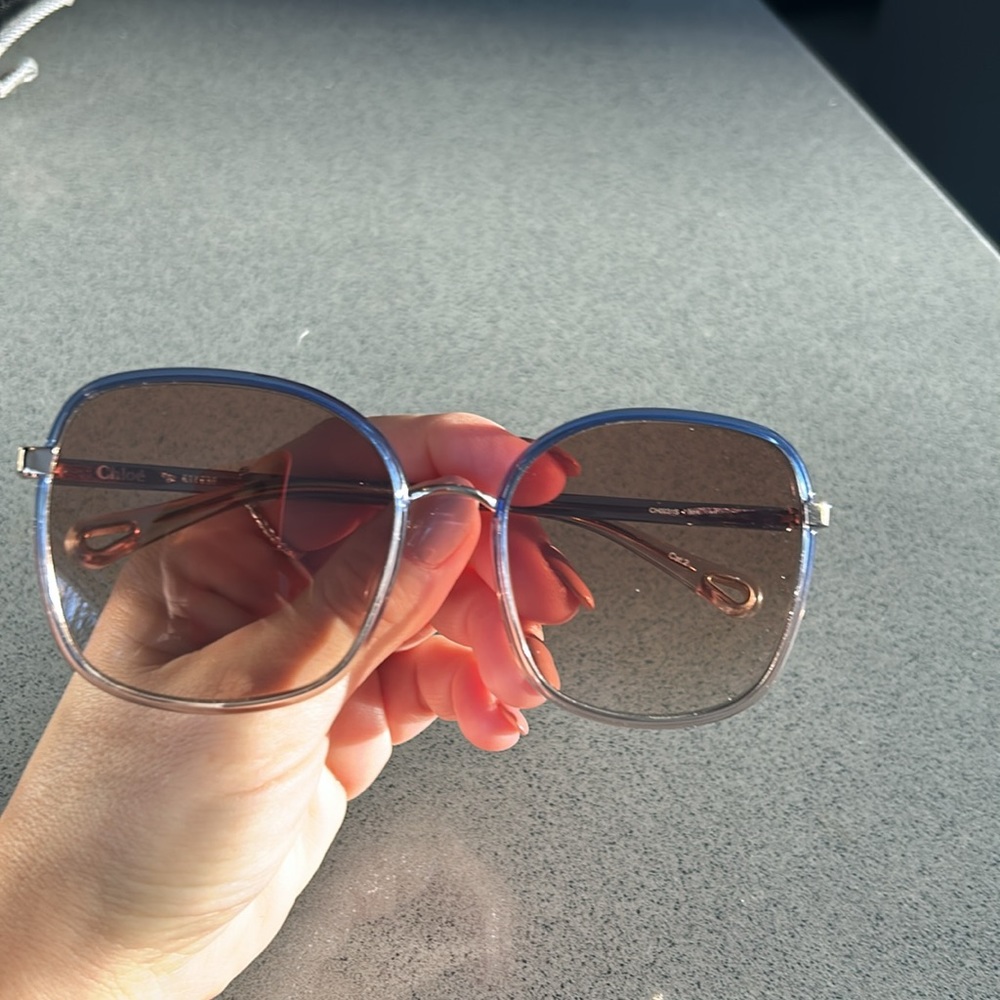 Brand new Chloe square oversize sunglasse